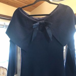 NWT Navy Blue White House Black Market lSweater